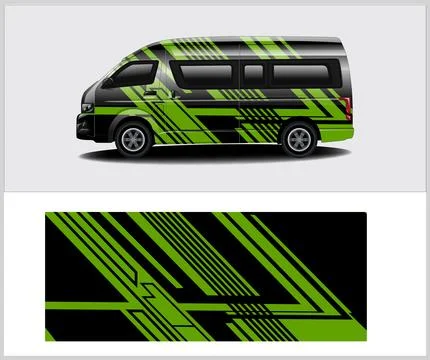 Racing car wrap design vector with Old rusty metal plate Stock Illustration