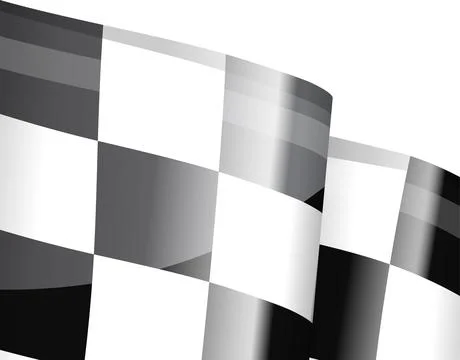 Racing Checkered Flag Finish 스톡 일러스트