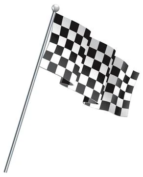 Racing Checkered Flags Finish 스톡 일러스트