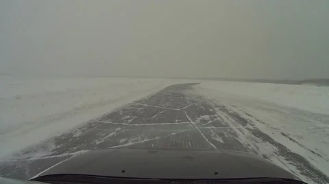 Racing circuit on the ice Stock Footage 58861284