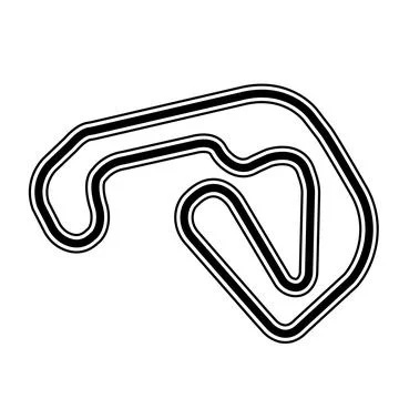 Racing circuit icon Stock Illustration