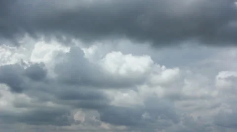 Racing clouds,beautiful rain clouds Stock Footage 26287955