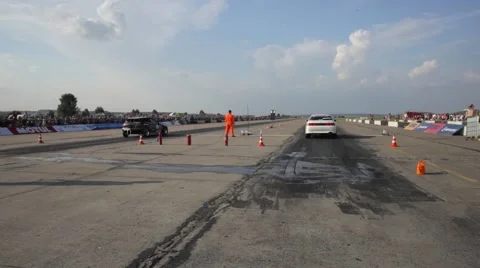 Racing competitions Stock Footage 66446791