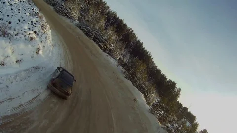 Racing drive sprint Stock Footage 86314395