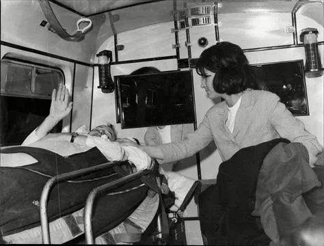 Racing Driver John Surtees Seriously Injured During A Practice Crash In Canada T Stock Photos