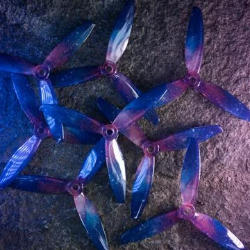 Racing drone propellers Stock Photos