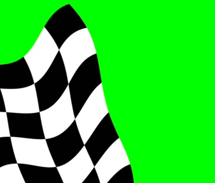 Racing Flag Animated Wipe Stock Footage