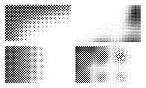 Racing flag background with fading gradient effect, checkered black white Stock Illustration