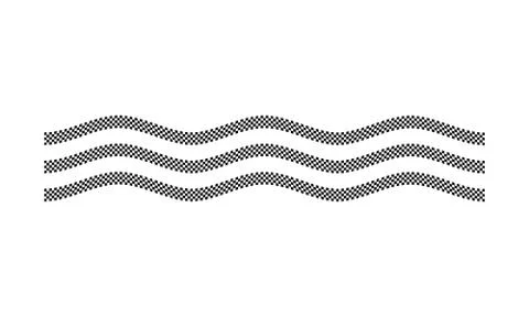 Racing flag Design Template. Race flag Design Vector. Speed Flag Simple Desig Stock Illustration