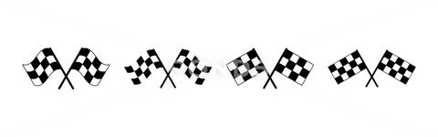 Racing flag icon set. race flag icon.Checkered racing flag icon ...