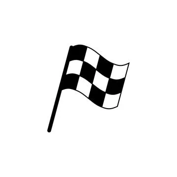 Racing flag icon vector. race flag icon.Checkered racing flag icon Stock Illustration