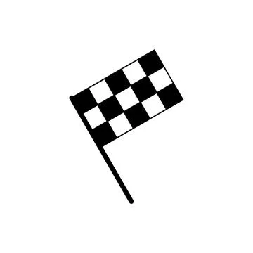 Racing flag icon vector. race flag icon.Checkered racing flag icon Stock Illustration