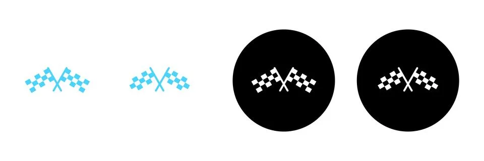 Racing flag icon vector. race flag sign and symbol.Checkered racing flag icon 스톡 일러스트
