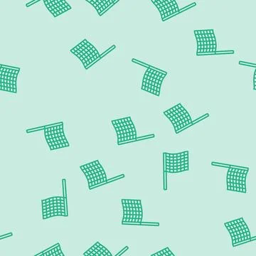 Racing flag line seamless pattern Illustrazione stock