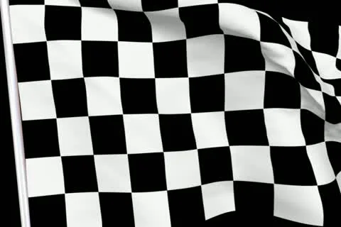 Racing Flag Transition Stock Footage 10870606