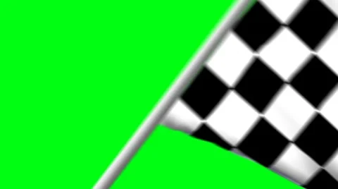 Racing flag wiper Video stock 907020