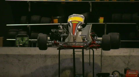 Racing Go-carts 10 Stock Footage 341367