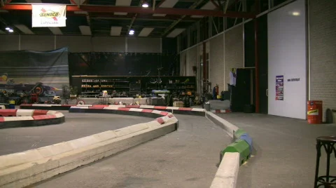 Racing Go-carts 2 Stock Footage 341214