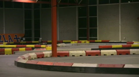 Racing Go-carts 3 Stock Footage 341230