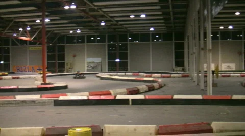 Racing Go-carts 5 Stock Footage 341183