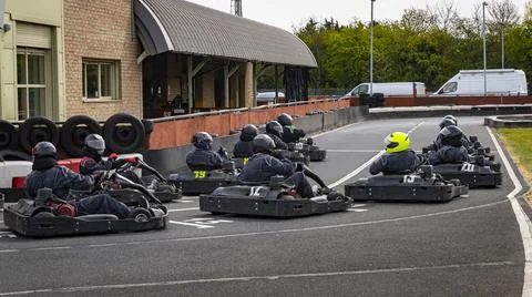 Racing Go-Kart Stock Photos