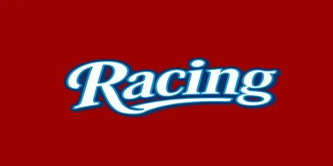 Racing Lettering Decal Vector – Speed Typography Illustration Stock Illustration