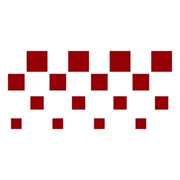 Racing lines, checkered red flag, finish, start, victory. Stock Illustration