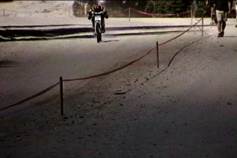 Racing mountainbikes Stock Footage 69428