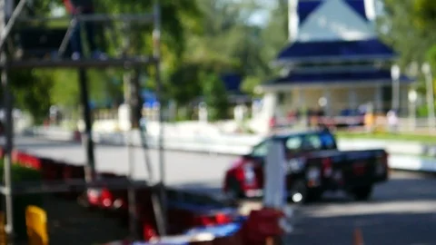 Racing pick up car Video stock 95554696