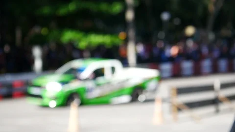 Racing pick up car Video stock 95560280