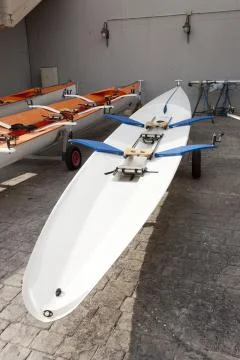 Racing rowing boat. Stock Photos