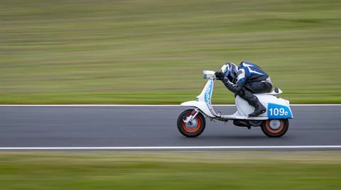 Racing Scooter Stock Photos