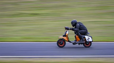 Racing Scooter Stock Photos