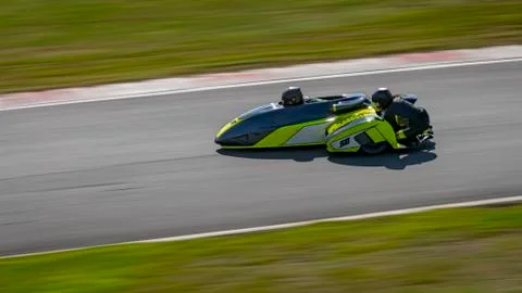 Racing Sidecar Foto stock