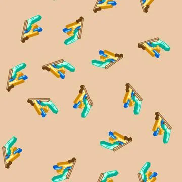 Racing simulator vehicle isometric icon seamless pattern Stock Illustration