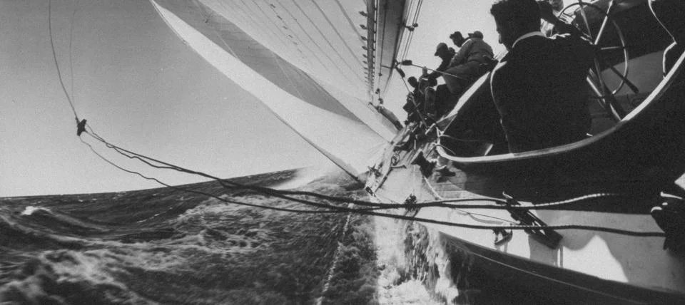 Racing Sloop, USA Stock Photos