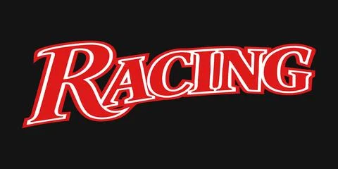 Racing Speed Lettering Vector - Dynamic Kinetic Automotive Typography Stock Illustration