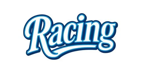 Racing Speed Lettering Vector - Dynamic Kinetic Automotive Typography Stock Illustration