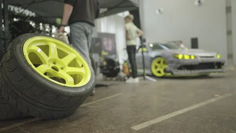 Yellow Race Cars Stock Videos – Royalty-Free HD & 4K Videos | Pond5