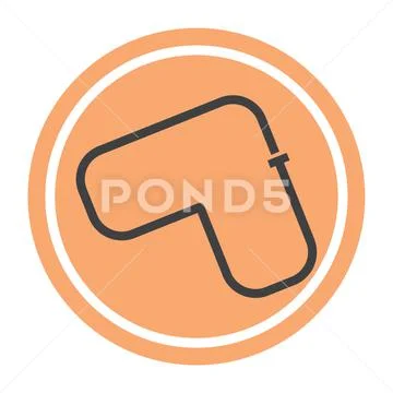 Racing Track Stock Illustration