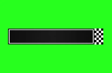 Racing Track Lower Third Animation Stock Footage 332724087
