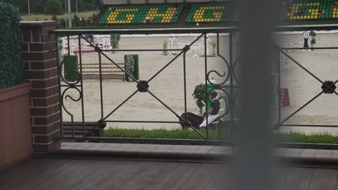 Racing with view from window Stock Footage 302309833