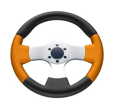 Racing wheel Stock Illustration