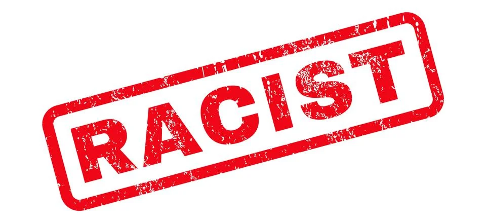 Racist Rubber Stamp Stock Illustration