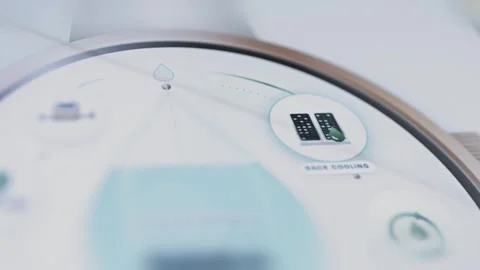 Rack cooling icon on white dashboard Stock Footage 344854878