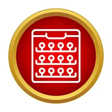 Rack for dishes loading into a dishwasher icon 스톡 일러스트
