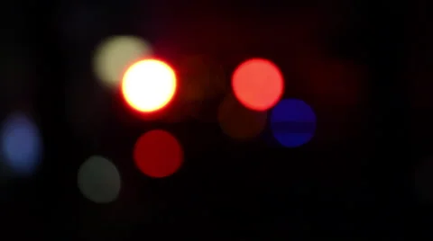 Rack Focus to Ambulance in Traffic Stock Footage 61442403