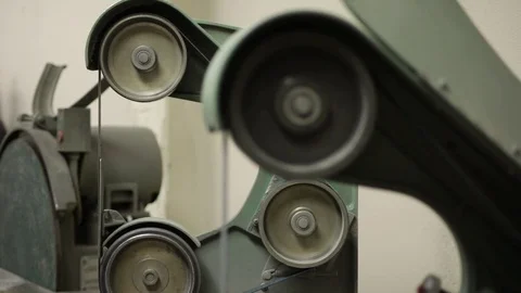 Rack focus of angle grinders Stock Footage 82441728