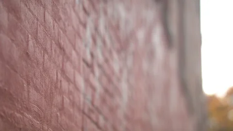 Rack Focus on a Brick Building Stock Footage 89945479