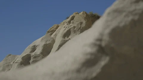 Rack Focus Close Up Sandstone Rock Mounds Video stock 121639380